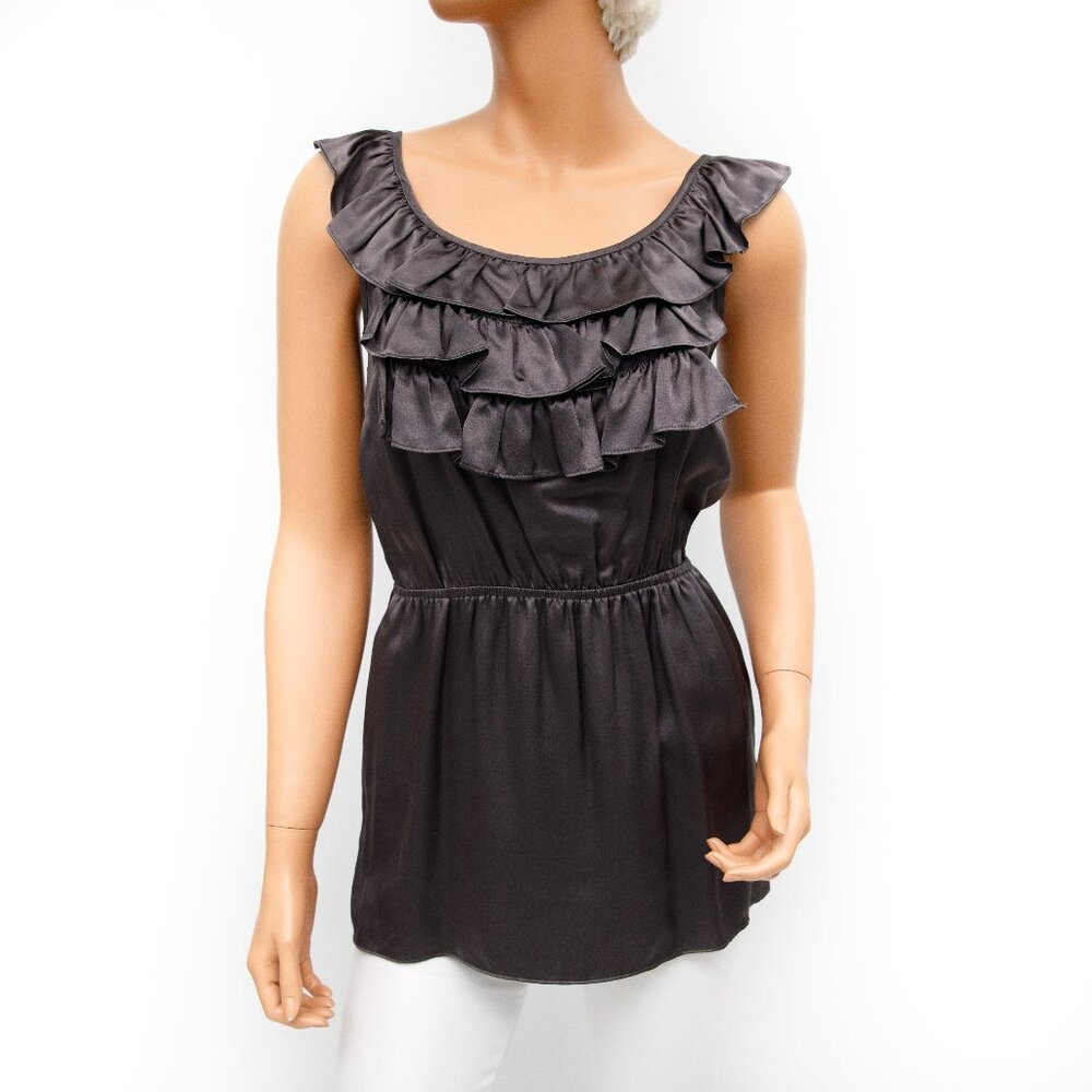 Amanda Uprichard Silk Sleeveless Blouse Petite